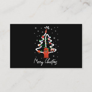 Cartão De Visita Presente do Bombeiro Bombeiro Feliz de Natal