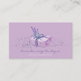 Cartão De Visita Presente para Fabricante de Sabonete de Lavanda
