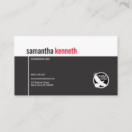 Cartão De Visita Presidente conhecido Dois-Tonificado simples do