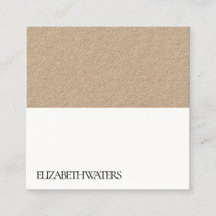 CARTÃO DE VISITA: PRETO + BRANCO