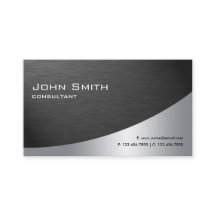 Preto comum fino de metal elegante profissional