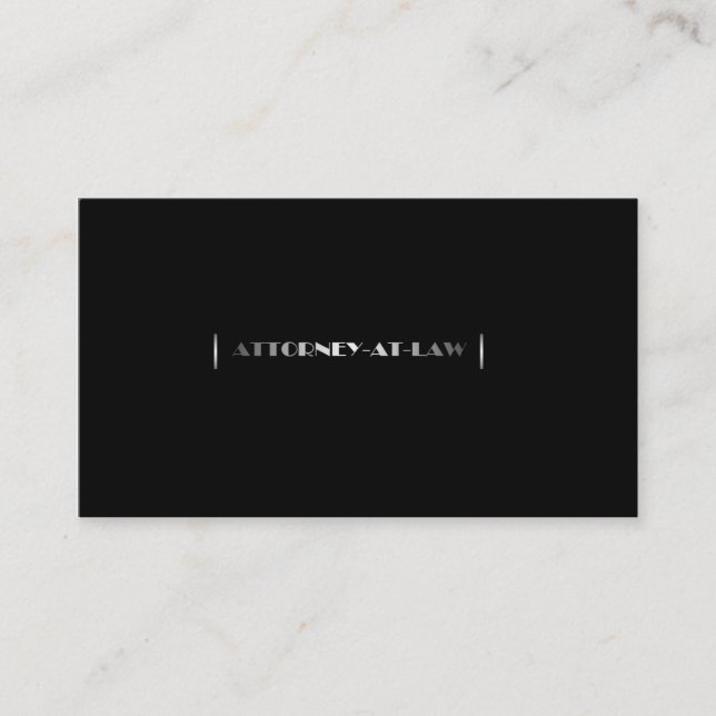 Cartão de visita preto do (Frente)