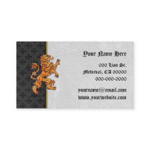 Preto Dourado medieval Fleurs do leão