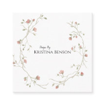 Cartão de visita preto-e-branco de Boho Botânico