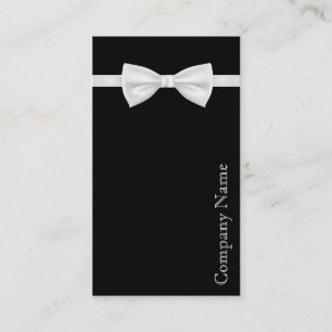 Cartão de Visita Preto e Branco Elegante para Home