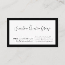 Preto e branco mínimos modernos