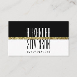 Cartão De Visita Preto e Branco mínimos modernos