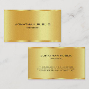 Cartão De Visita Preto Elegante e Pérolas Premium Douradas Luxurios