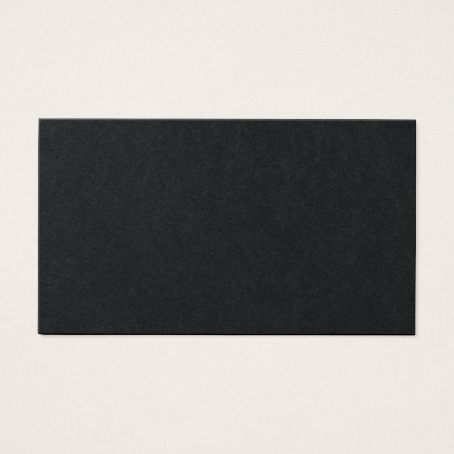 Cartão de visita preto Premium (Frente)
