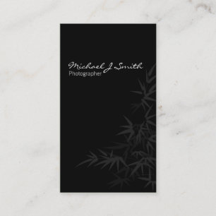 Cartão De Visita Preto simples