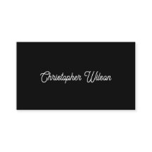 Preto Sólido Mínimo Elegante