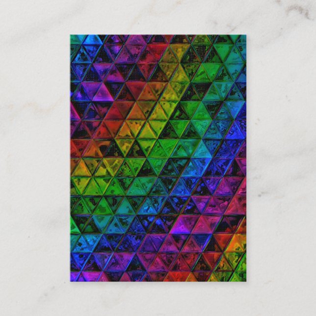 Cartão De Visita Pride Glass (Frente)