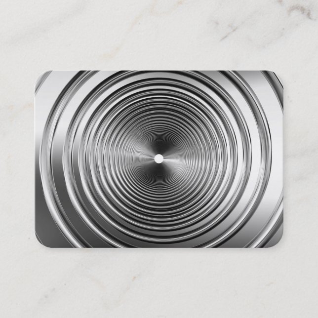 Cartão De Visita Primavera longo B&W (Frente)