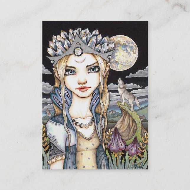 Cartão De Visita Princesa Luna (Frente)