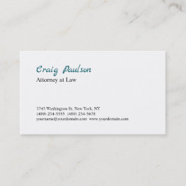 Cartão De Visita Procurador-Geral da Trendy na Lei Especial