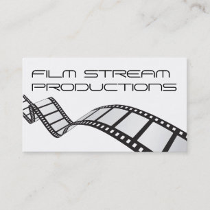 Cartão De Visita Produtor de Filmes Diretor de Cinema Moderno