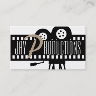Cartão De Visita Produtor de Filmes Diretor de Cinema Moderno