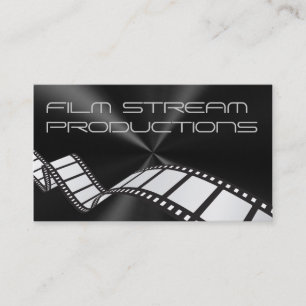 Cartão De Visita Produtor de Filmes Diretor de Cinema Moderno