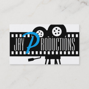 Cartão De Visita Produtor de Filmes Diretor de Cinema Moderno