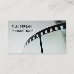 Cartão De Visita Produtor de Filmes Diretor de Cinema Moderno