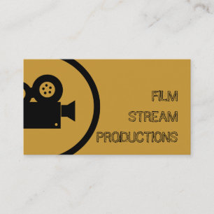 Cartão De Visita Produtor de Filmes Diretor de Cinema Moderno