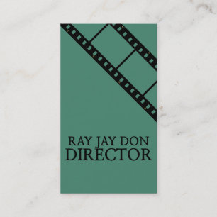 Cartão De Visita Produtor Diretor Filme Cinema Edição Editor Criado