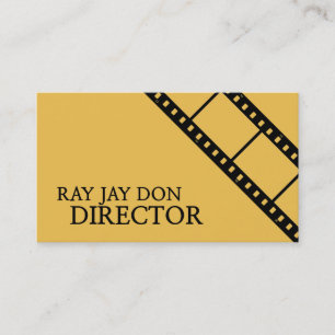 Cartão De Visita Produtor Diretor Filme Cinema Edição Editor Criado
