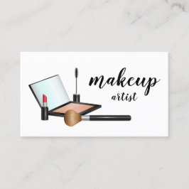Cartão De Visita Produtos de Maquiagem Artista de Maquiagem Cosmeto