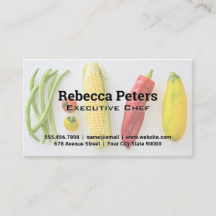 Cartão De Visita Produtos hortícolas  Produtos frescos