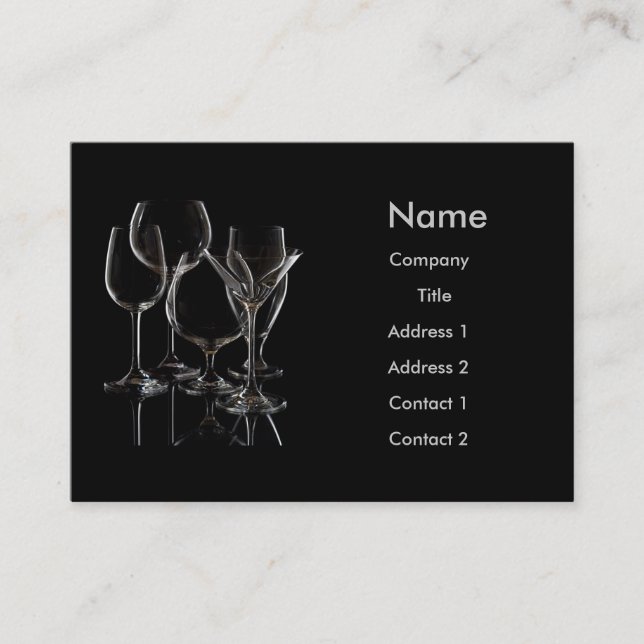 Cartão De Visita Produtos vidreiros (Frente)