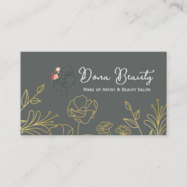 Cartão De Visita Professional Bridal Makeup Artist Business Card