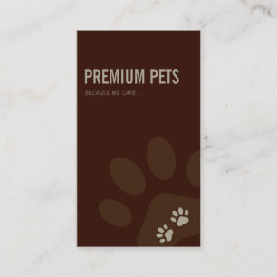 CARTÃO DE VISITA PROFESSIONAL cuidado com animais