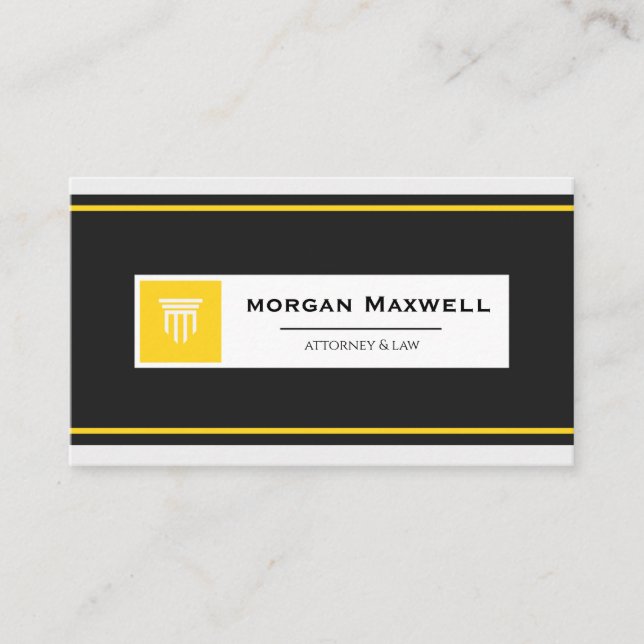 Cartão De Visita Professional Lawyer Business Card | Attorney  (Frente)