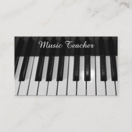 Cartão De Visita Professional Music Teacher
