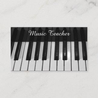 Cartão De Visita Professional Music Teacher