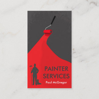 Cartão De Visita Professional Painter Business Card