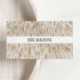 Cartão De Visita Professional Pet Business Cards Dog Walker Service