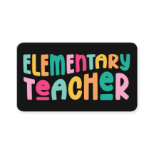 Professor Colorido de Escola Elementar