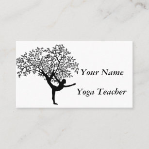 Cartão De Visita Professor da ioga