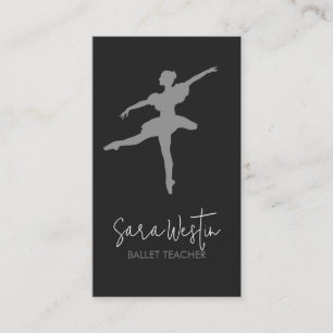 Cartão De Visita Professor de Ballet Dança