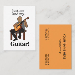 Cartão De Visita Professor de Guitarra