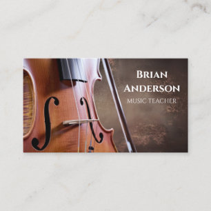 Cartão De Visita Professor de música