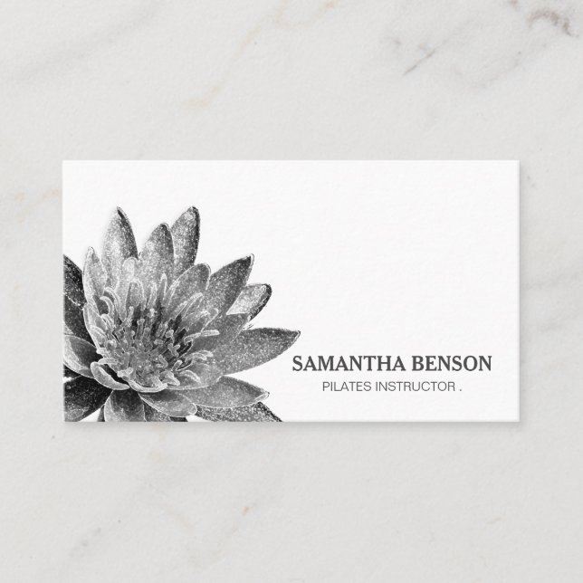 Cartão De Visita Professor Instrutor Yoga Lotus (Frente)
