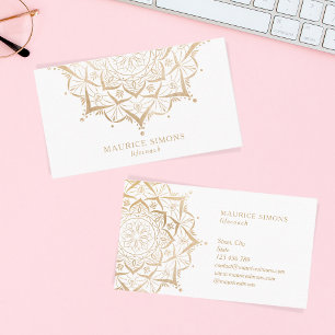 Cartão De Visita Professor Mandala Yoga