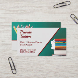 Cartão De Visita Professor Tutor Privado