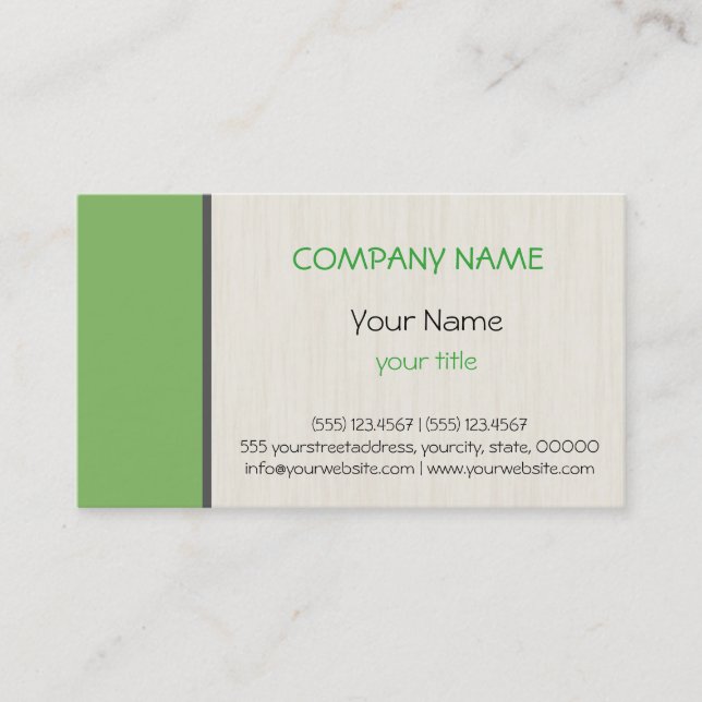 Cartão De Visita Profissionais de cobrança elegante moderna (Frente)