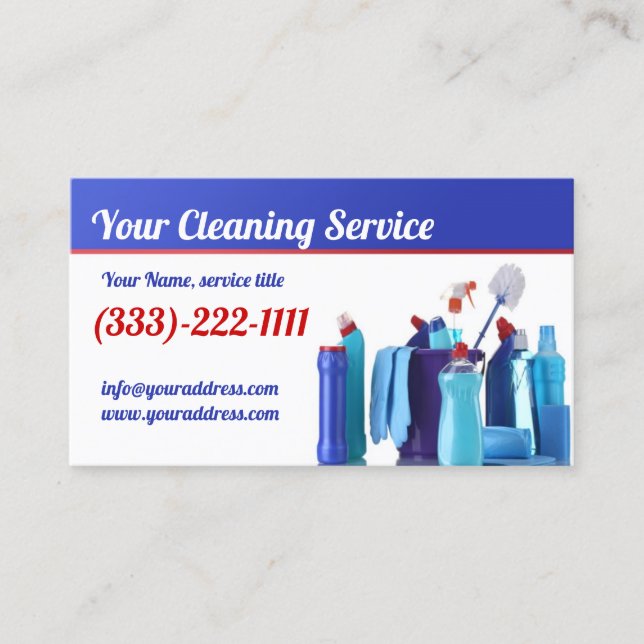 Cartão De Visita Profissionais de limpeza de Movimentação e Movimen (Frente)