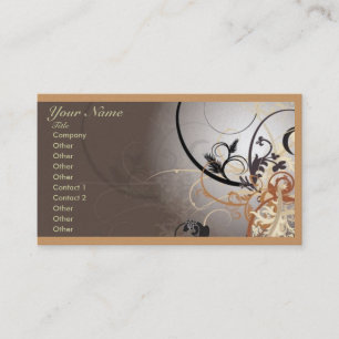 Cartão de visita profissional abstrato frente e