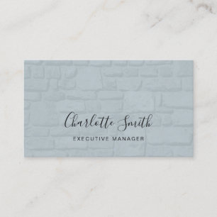 Cartão De Visita Profissional Clássico Elegante Minimalista