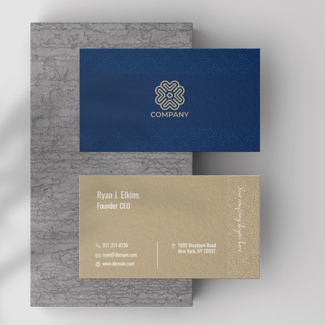 Cartão de visita profissional de CEO e fundador (Criador carregado)